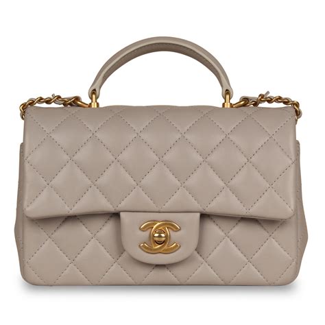 mini top handle bag chanel|chanel mini flap bag rectangular.